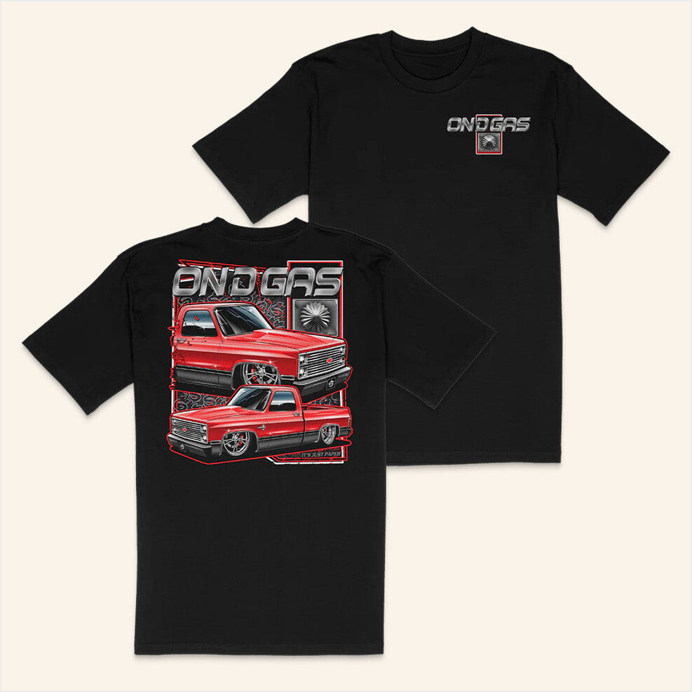 100 Entries Red C10 T-Shirt Ondgas Merch Gifts For Him Birthday Gift Ideas Christmas Presents