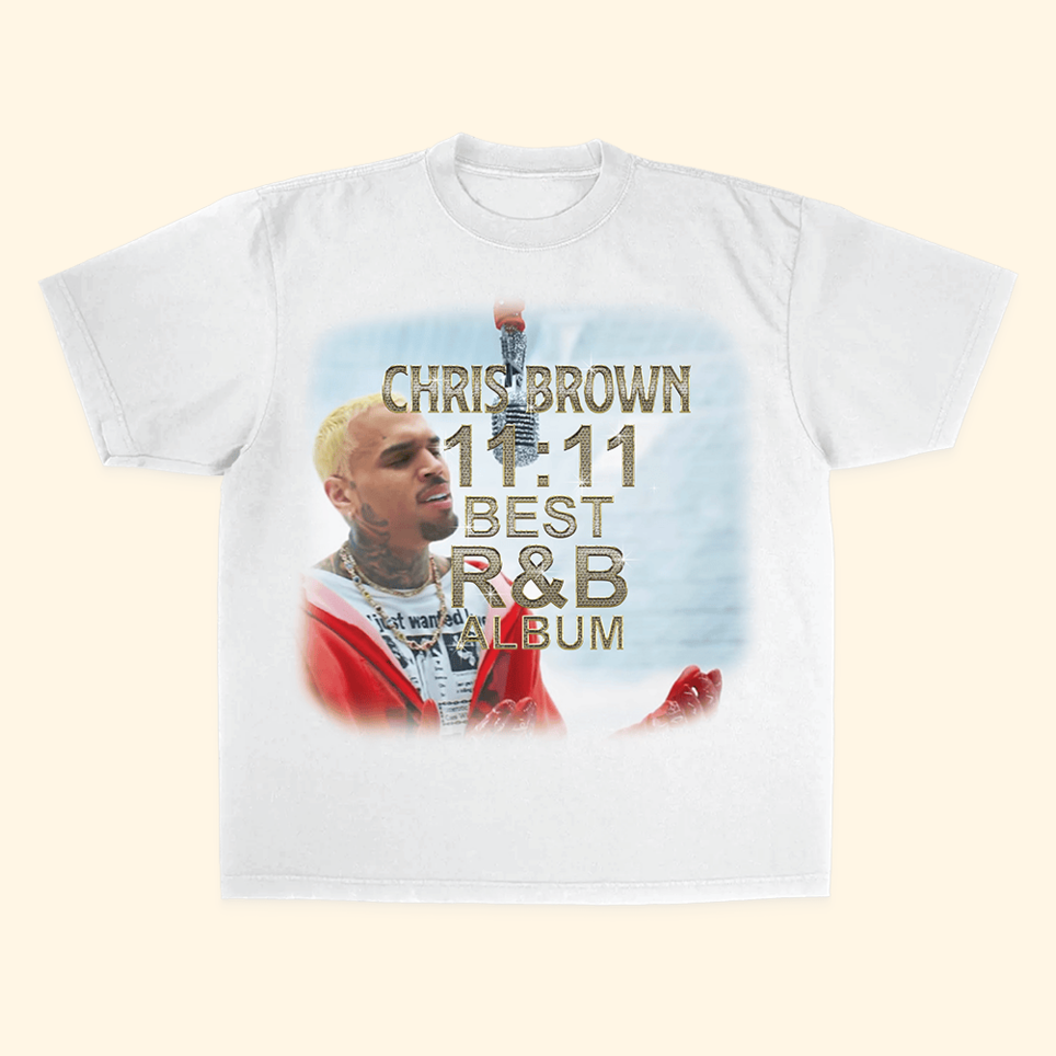 11 11 Best R And B Album S'S Shirt Chris Brown Merch Chris Brown T-Shirt Father's Day Gifts