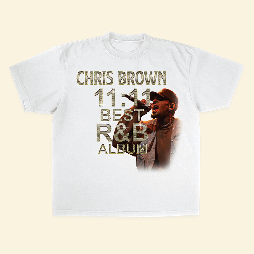 11 11 Best R And B Album T-Shirt Chris Brown Merch Father's Day Birthday Gifts For Husband