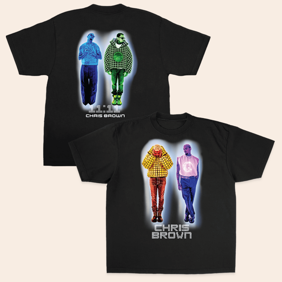 11 11 Chris Brown T-Shirt Chris Brown Merch Music Lover Mother'sDay Birthday Gifts 2025