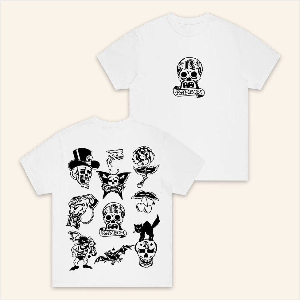 13 White T-Shirt Ransom Merch Birthday Gifts For Besties Christmas Presents