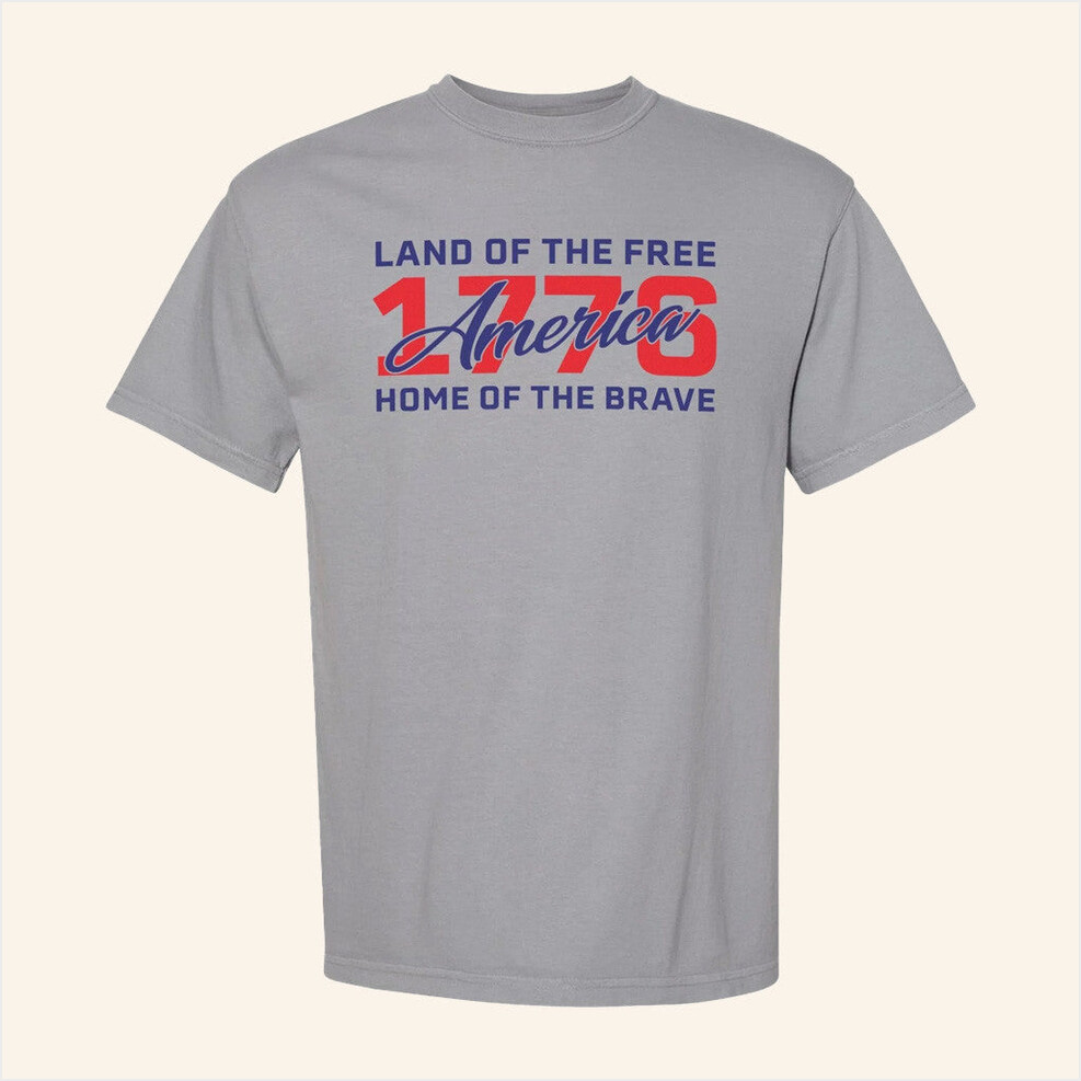 1776 America T-Shirt American Trigger Pullers Merch Gift Ideas For Dad Gifts For Best Friend