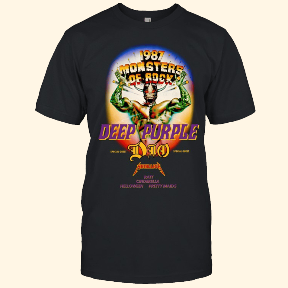 1987 Monsters Of Rock Shirt Monsters Of Rock Merch Father's Day Presents For Son