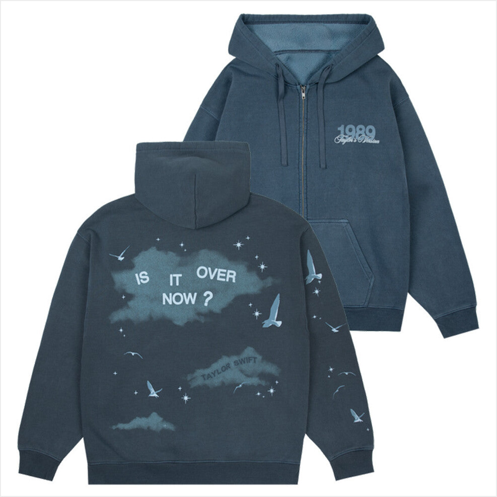 1989 Blue Hoodie Taylor's Version Is It Over Now Hoodie Gifts For Swifties BFF Gifts Ideas