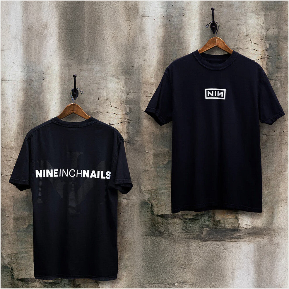 1991 Logo Sin Era T-Shirt NIN Peel It Back Tour Merch Nine Inch Nails Merch Fans Birthday Gifts