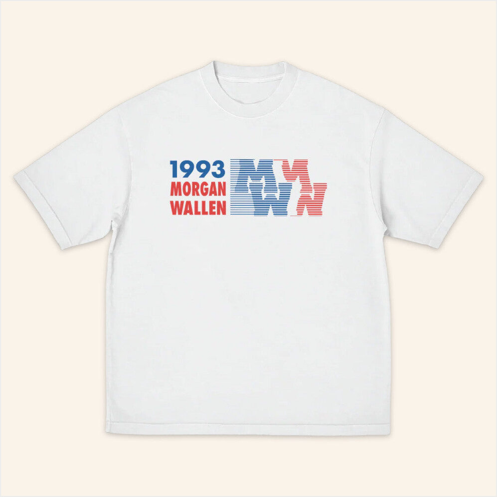 1993 T-Shirt Morgan Wallen Merch Birthday Gifts For Music Enthusiasts BFF Gifts Ideas