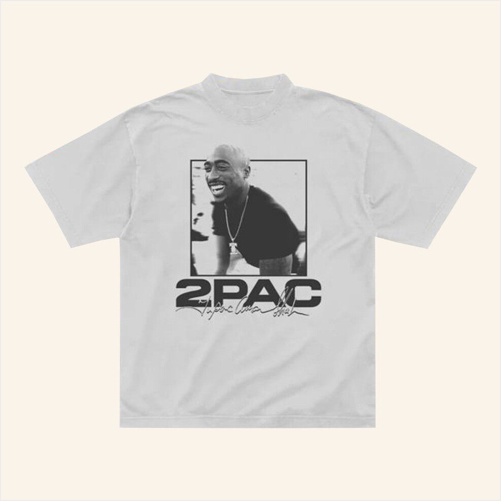 2 Live And Die In La White T-Shirt 2Pac Merch Birthday Gifts For Rapper Fans Best Friend Gifts