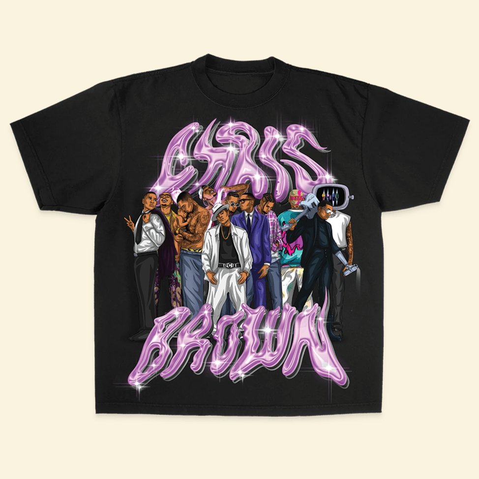 20 Years Of CB T-Shirt Chris Brown Merch Father's Day Gifts For Husband Gifts For Brother