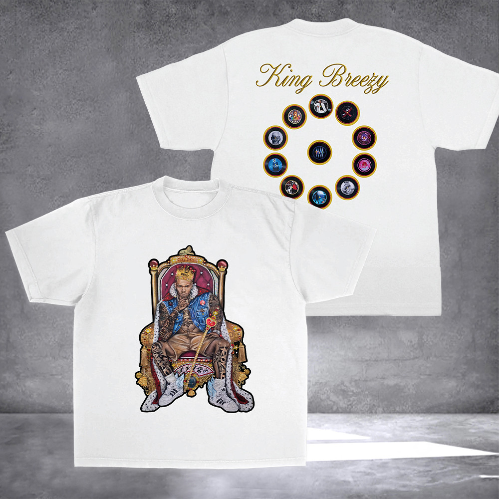20 Years Of Chris Brown By Erica Krissy Ss Tshirt 8