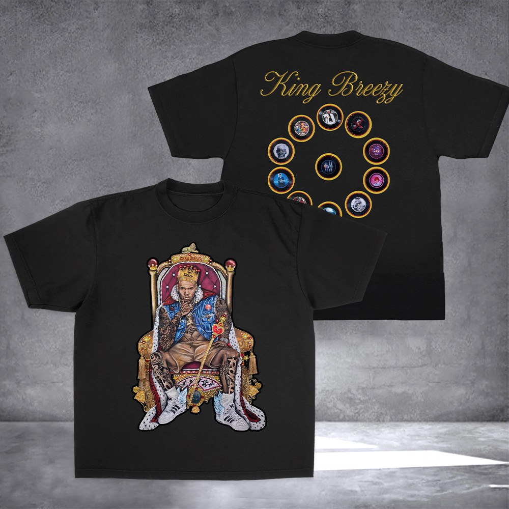 20 Years Of Chris Brown By Erica Krissy T-Shirt Best Gifts For Music Lovers