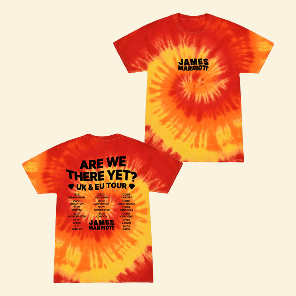 2023 Tour Logo Tie Dye T-Shirt James Marriott Merch Best Father's Day Gifts For Husband