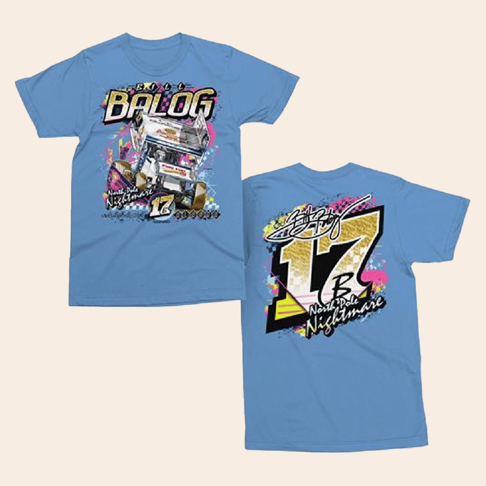 2024 Neon Nightmare Carolina Blue Shirt Billbalog Merch Stepdad Birthday Gifts For Father's Day