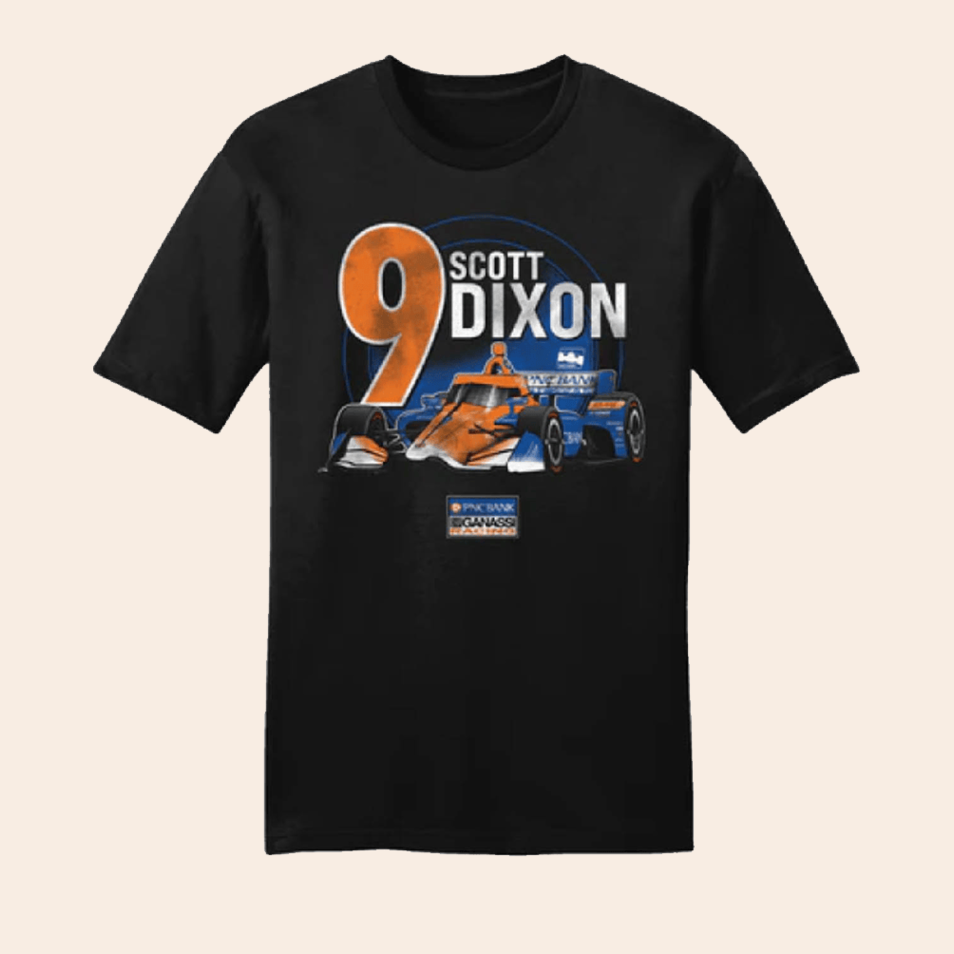 2024 Scott Dixon Car Shirt Indycar Merch Best Father's Day Special Gifts Birthday Gift Ideas