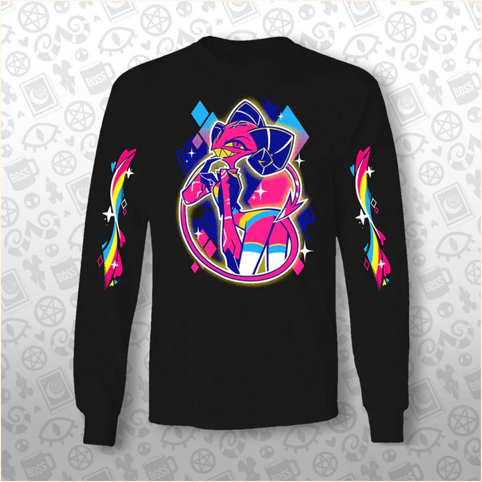 2025 Barbie Wire Pride Long Sleeve Shirt Helluva Boss Pride Merch Unique Birthday Gifts For Dad