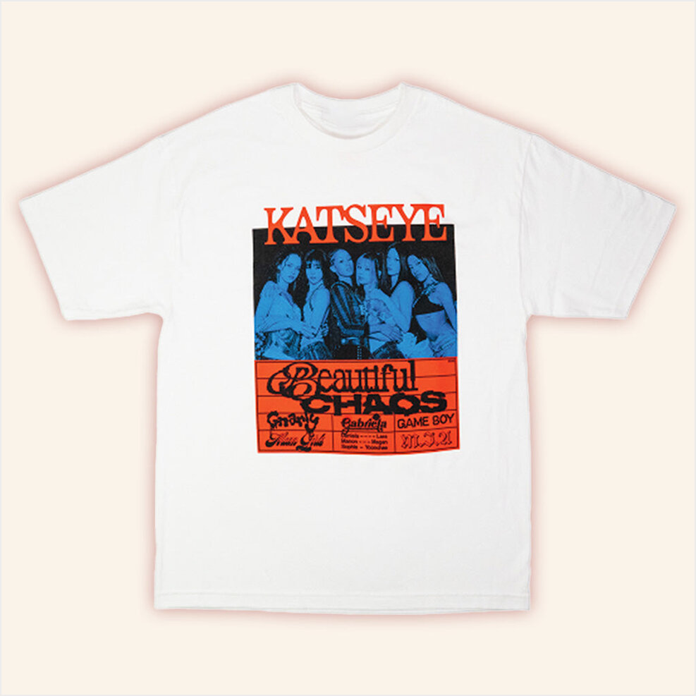 2025 Beautiful Chaos T-Shirt Katseye Merch Birthday Gifts For Besties Christmas Presents