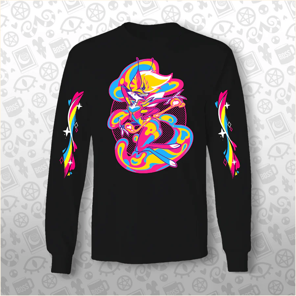 2025 Beelzebub Pride Long Sleeve Shirt Helluva Boss Pride Merch Father's Day Birthday Gifts