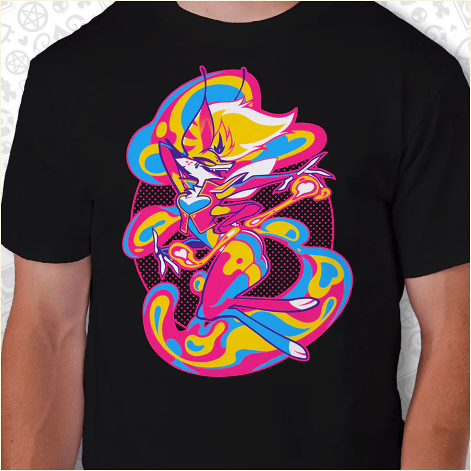 2025 Beelzebub Pride T-Shirt Helluva Boss Pride Merch For Fans First Fathers Day Birthday Gift