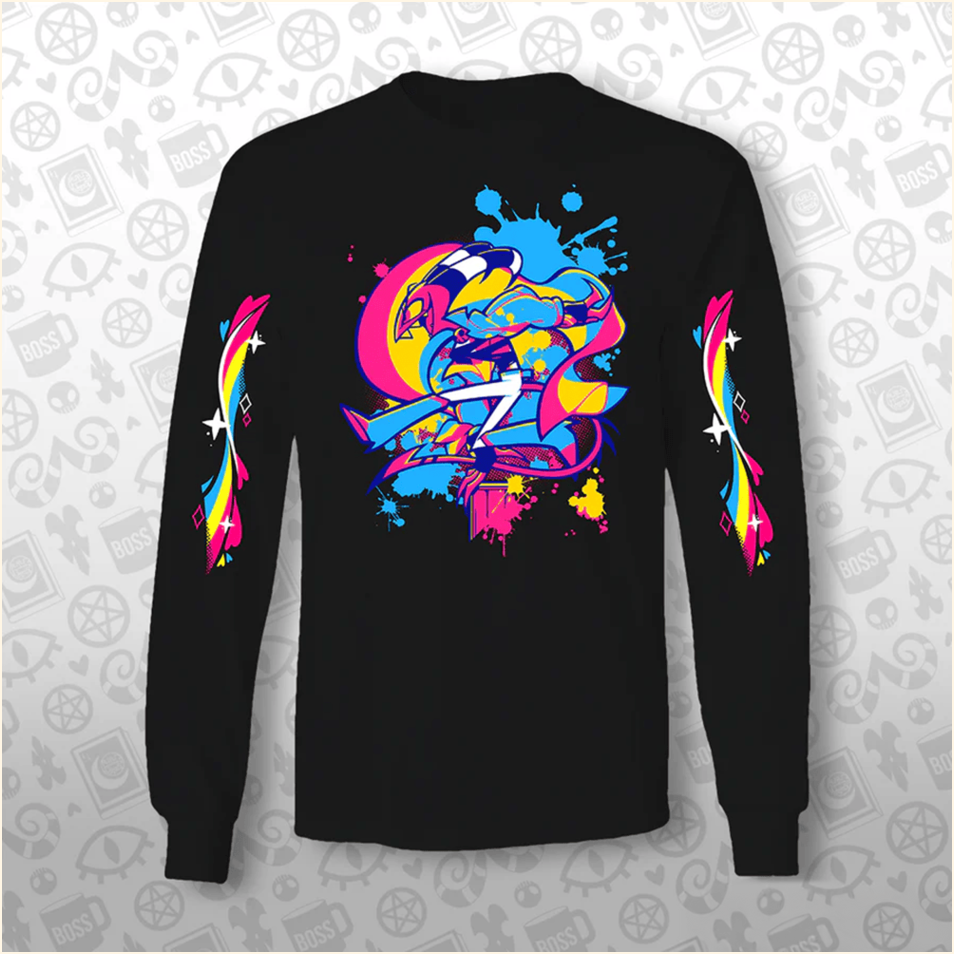2025 Blitzo Pride Long Sleeve Shirt Helluva Boss Pride Merch Fathers Day Gift From Daughter