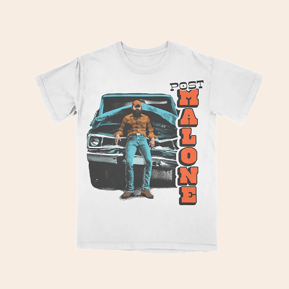 2025 F1 Trillion Truck T-Shirt Post Malone Tour Merch Best Father's Day Birthday Gifts