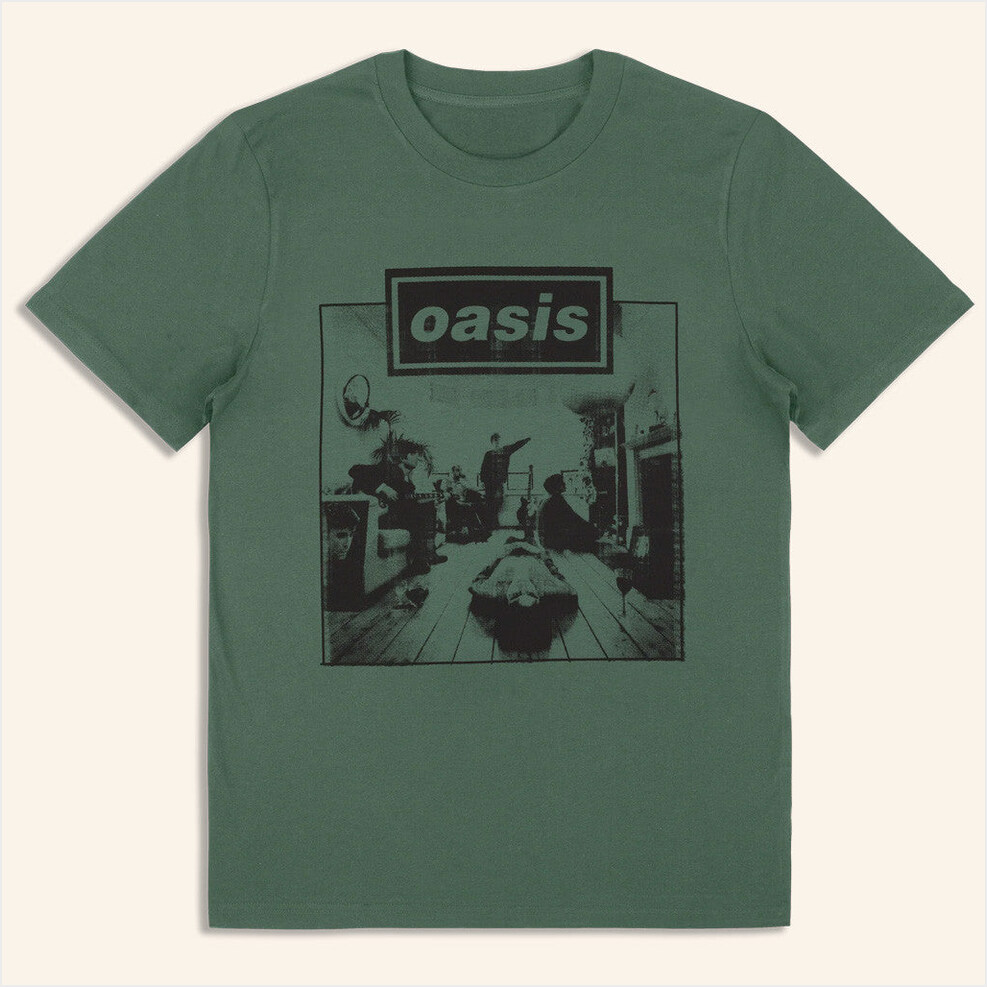 2025 Live '25 Definitely Maybe T-Shirt Oasis Tour Merch Green Best Friend Birthday Gifts
