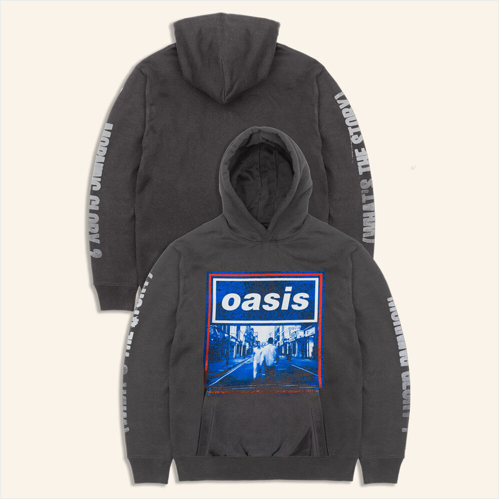 2025 Live '25 What' Oasis Tour Merch s The Story Hoodie Grey Birthday Gift Ideas