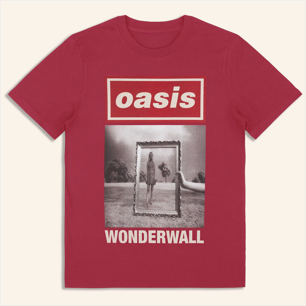 2025 Live '25 Wonderwall Cover T-Shirt Oasis Tour Merch Birthday Gifts For Friends Her