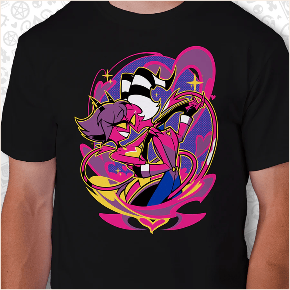 2025 Moxxie Millie Pride 2025 T-Shirt Helluva Boss Pride Merch Father In Law Gifts Dad's Day