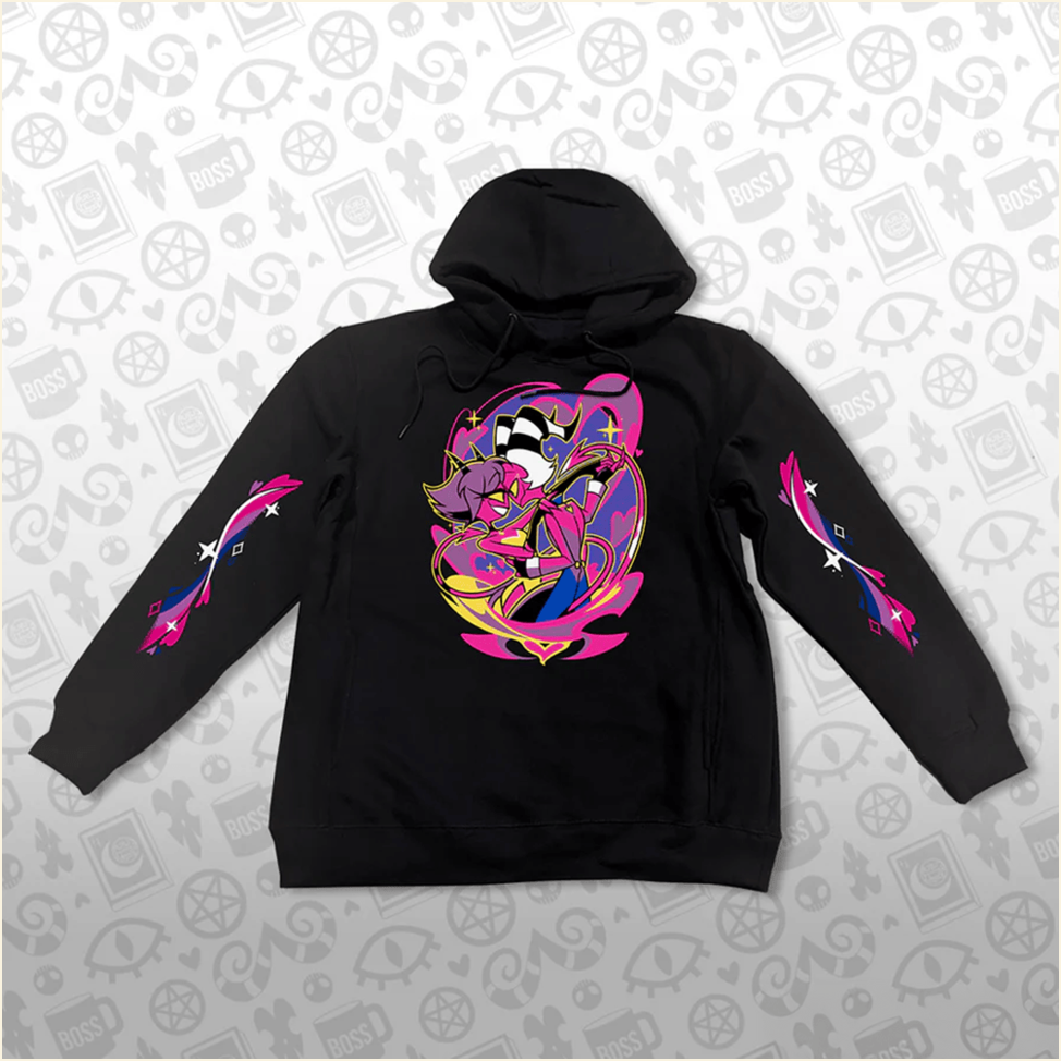 2025 Moxxie Millie Pride Hoodie Helluva Boss Pride Merch Dad Gifts For Father's Day 2025