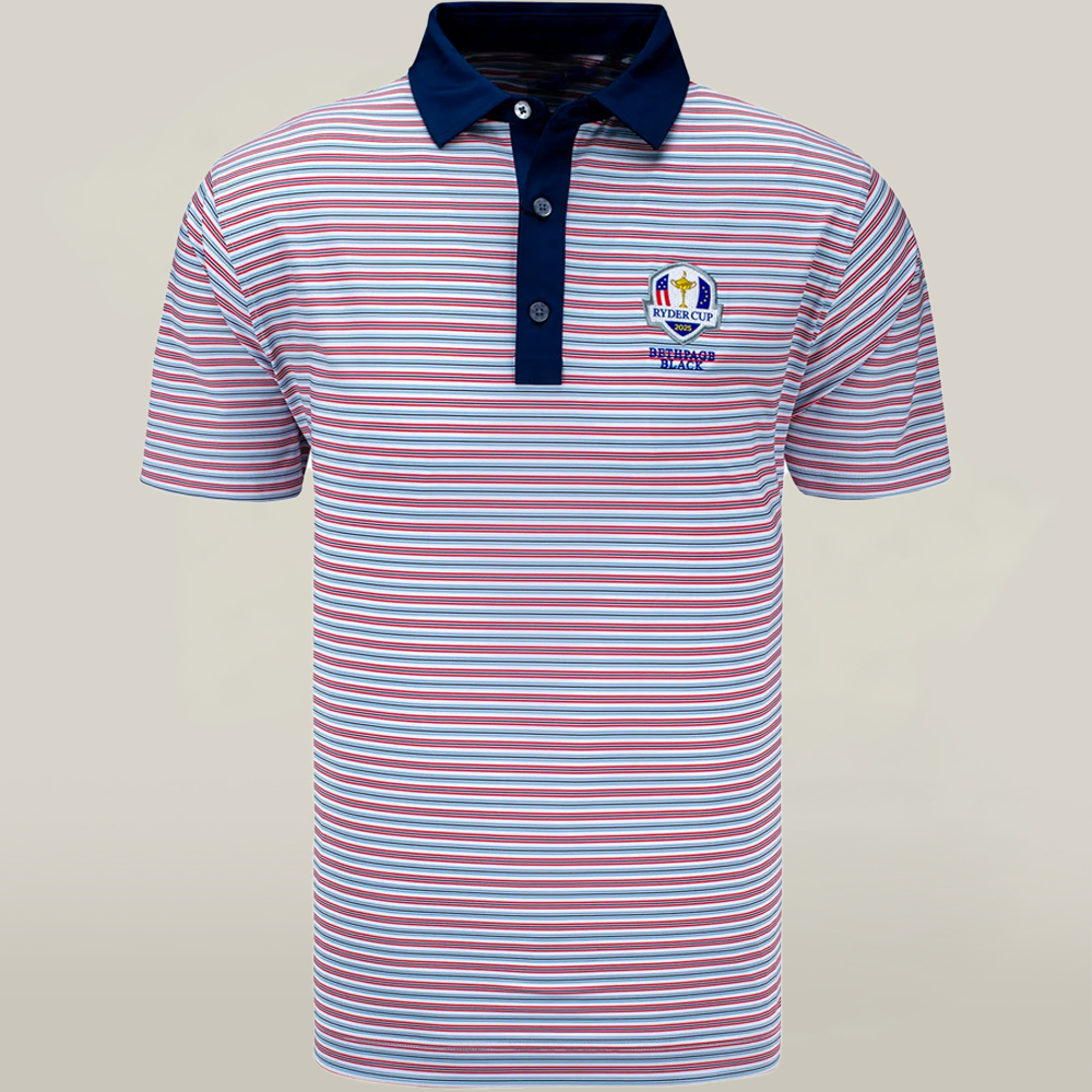 2025 Ryder Cup Golf Merch Polo Shirt Bethpage Black Cool Idea Ryder Cup Gifts