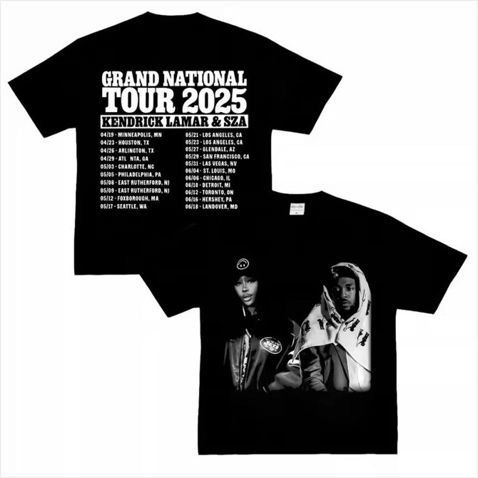 2025 SZA And Kendrick Lamar Global Tour Shirt Kendrick Lamar Merch Gifts For Music Lovers