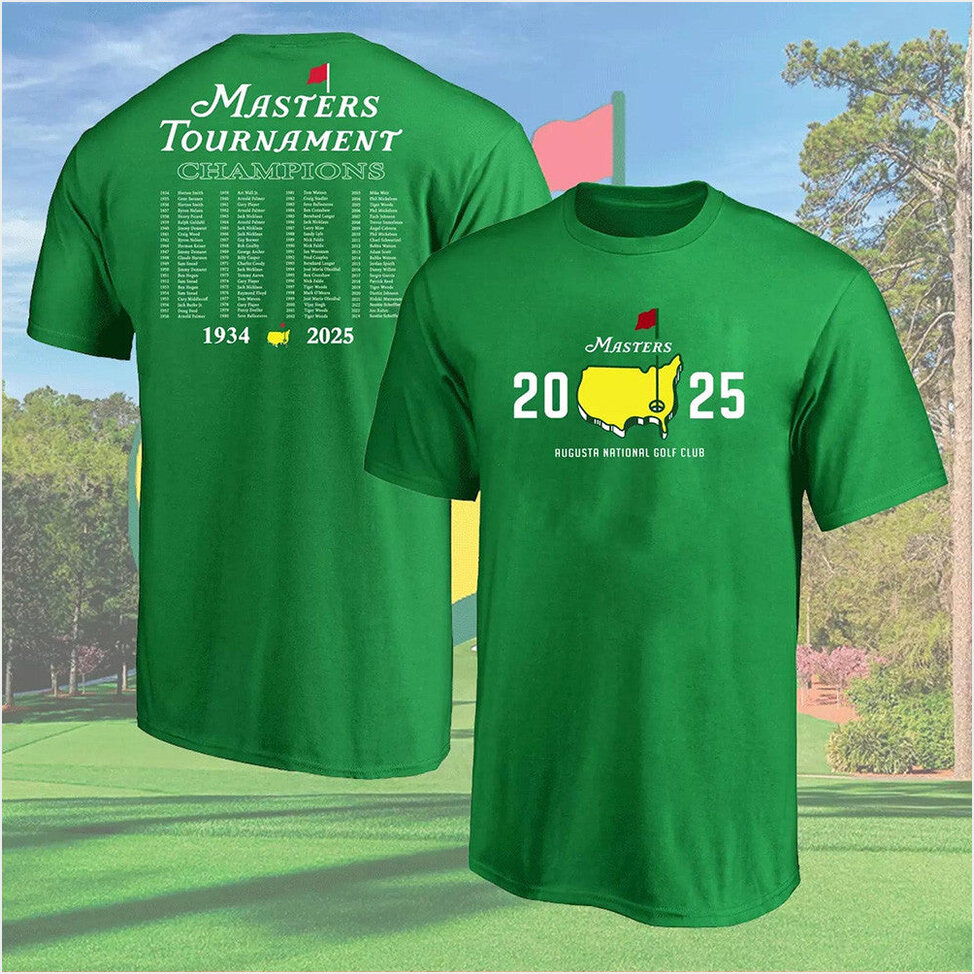 2025 T-Shirt Masters Merch Official Masters Merchandise Online Top 10 Father's Day Gifts