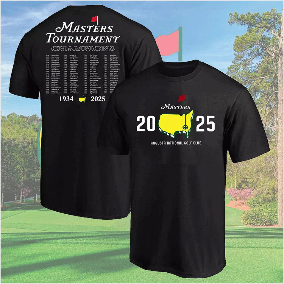 2025 T-Shirt Masters Merch The Masters Merch Dad Gifts For Father's Day 2025 Gifts For Brother