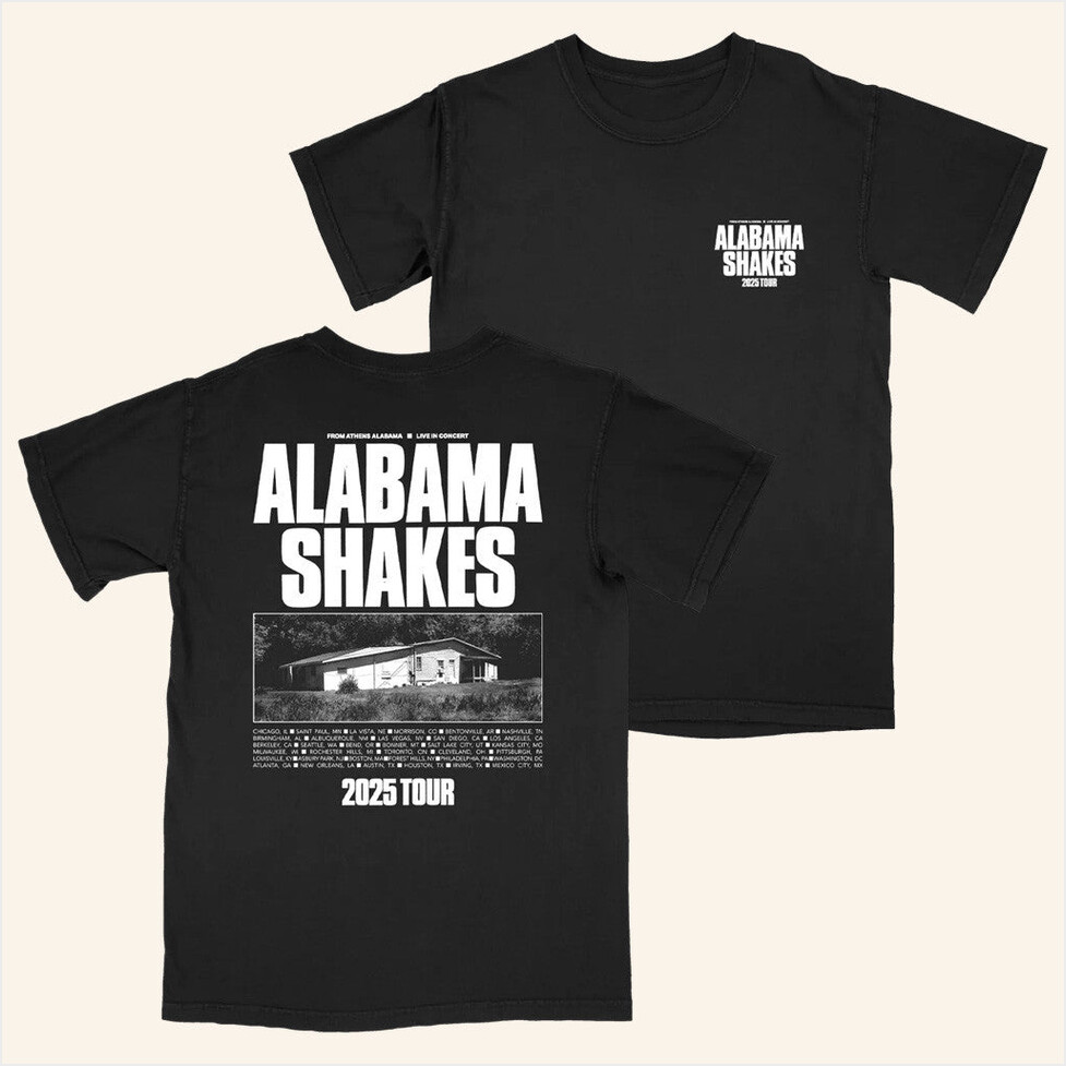 2025 Tour T-Shirt Alabama Shakes Merch Birthday Gifts For Music Lovers Gifts For Best Friend