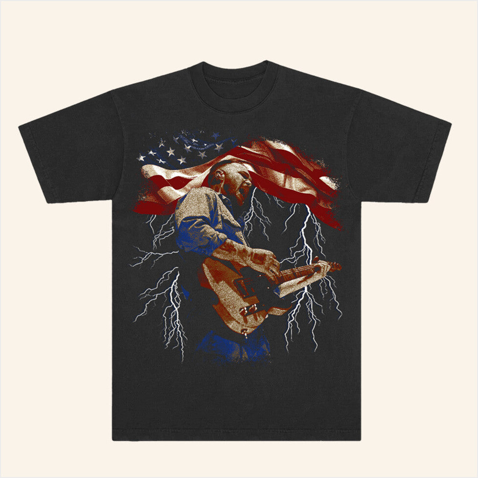 2025 Zach Bryan American T-Shirt Zach Bryan Tour Merch Birthday Gifts For Dad BFF Gifts