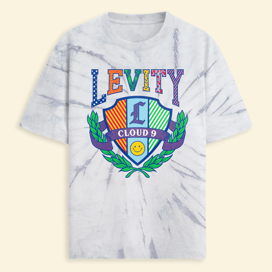 2555 Levity Crest Tie Dye T-Shirt Levity Merch Good Mother's Day Birthday Gifts BFF Gifts Ideas