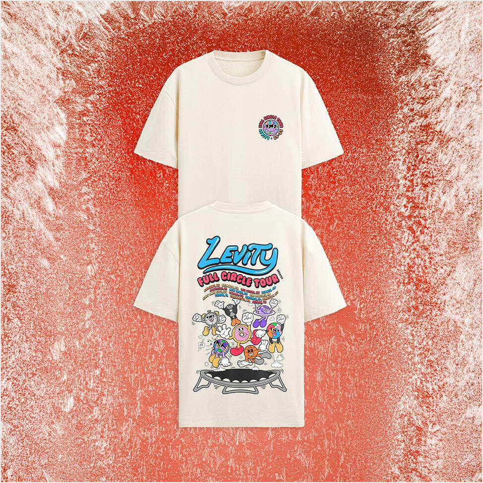 2555 Levity Full Circle Tour 2025 Trampoline T-Shirt Levity Merch Father's Day Gifts For Son