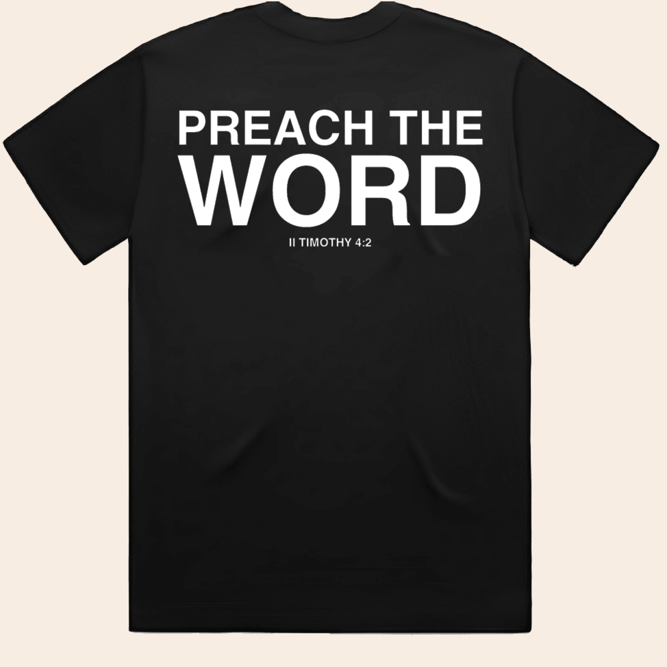 2818 Church Merchandise Preach The Word T-Shirt 2819 Merch Gifts For Father's Day Ideas