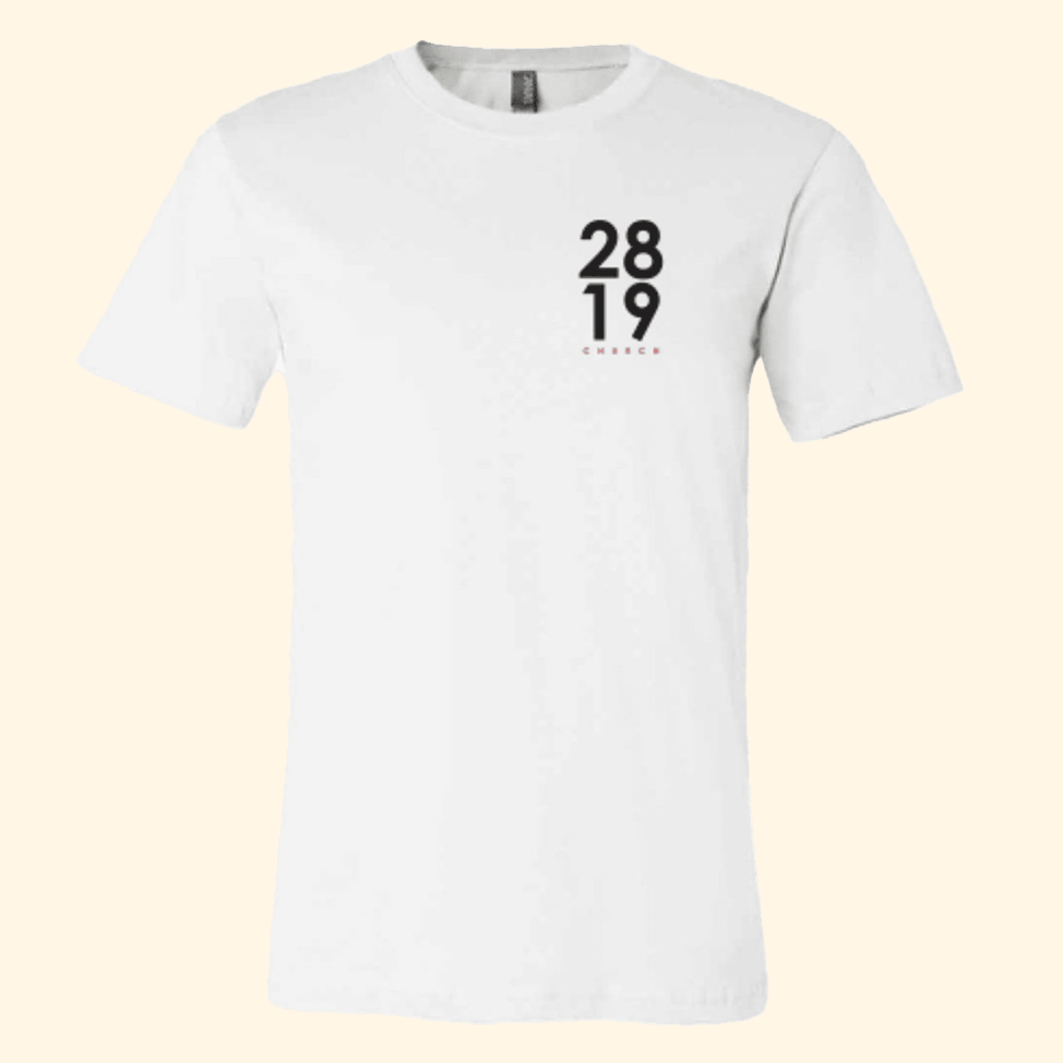 2819 Church Merchandise White T-Shirt 2819 Merch Dad Birthday Gifts For Father's Day 2025
