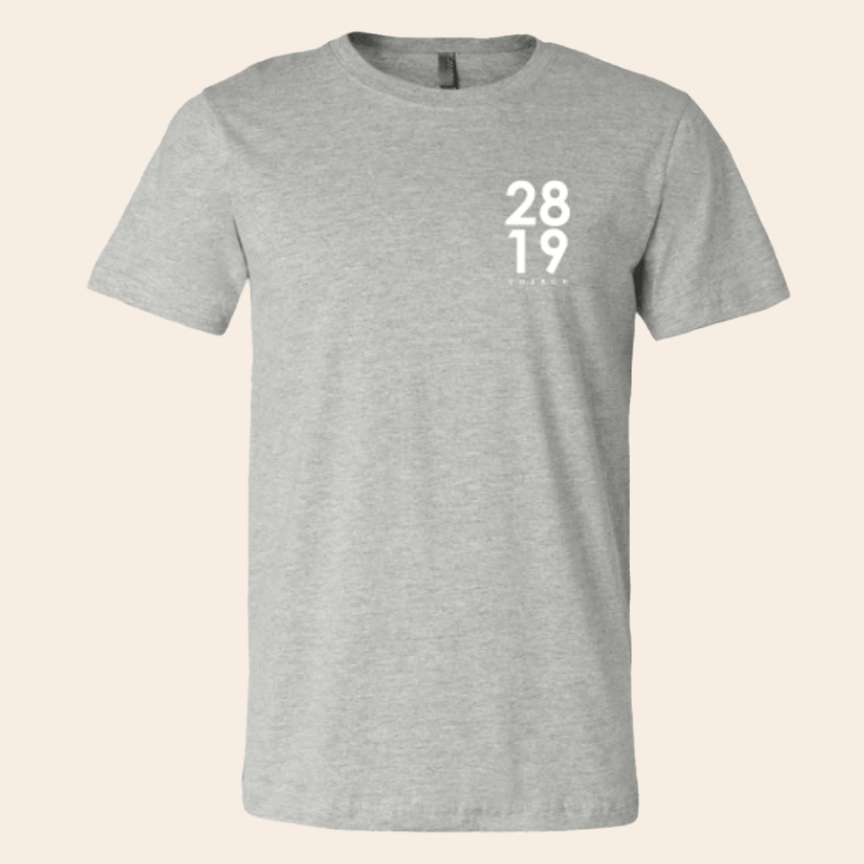 2819 Church T-Shirt 2819 Merch Gray Tee Best Father's Day Birthday Gifts For Dad Gifts For Dad