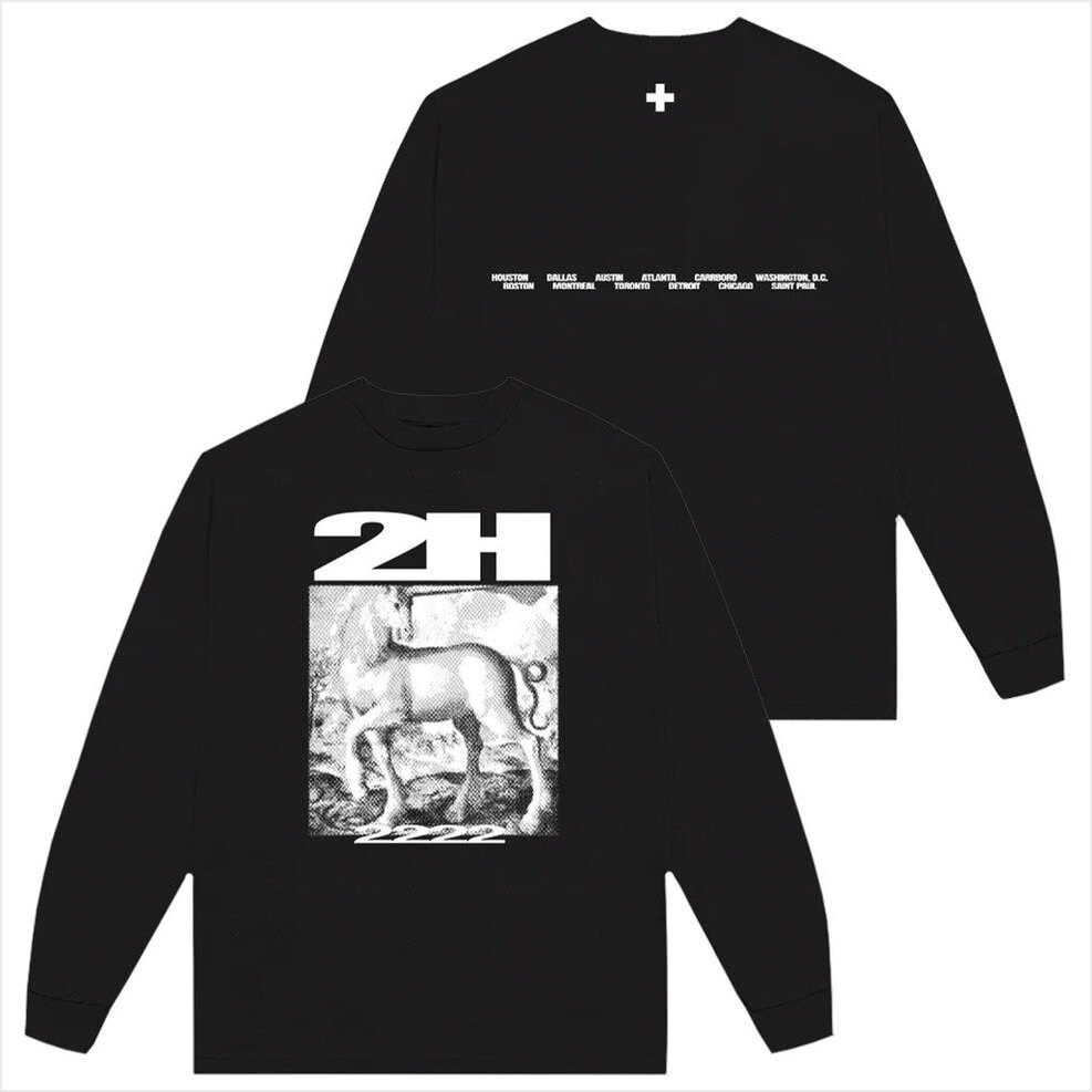2H Black Unicorn Dateback Long Sleeve Shirt 2Hollis Merch Birthday Gift Ideas For Him