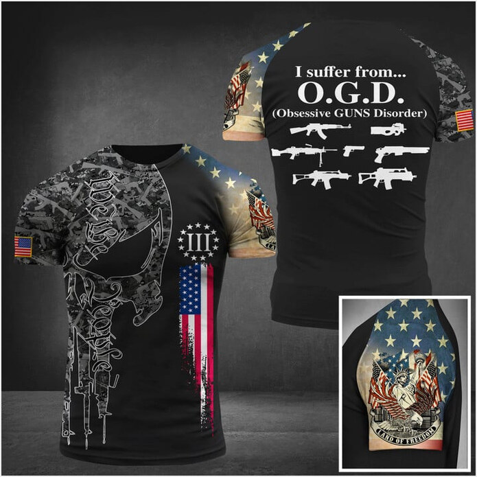 2nd Amendment I Suffer From OGD T-Shirt We The People Clothing Gifts For Gun Lovers Men's