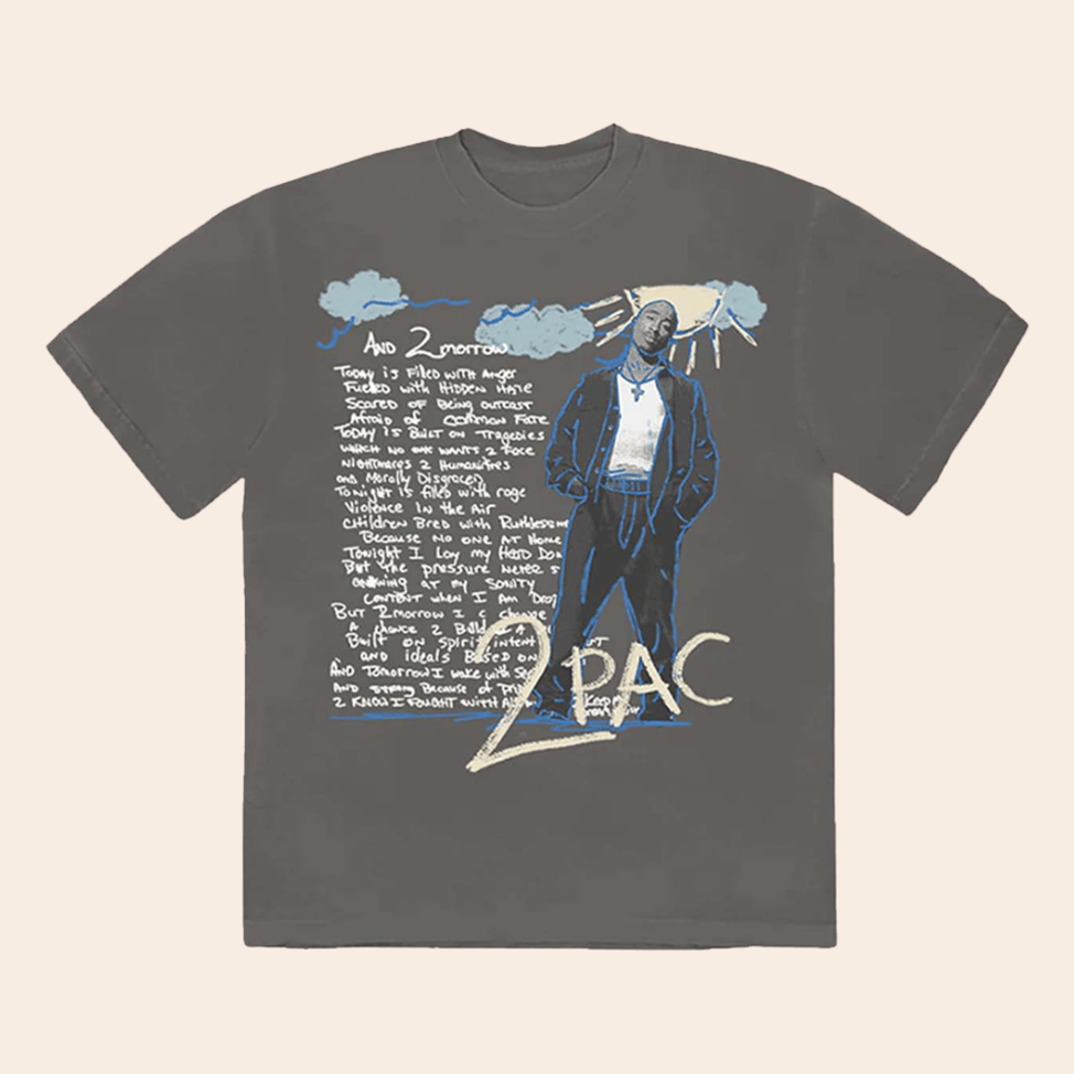 2pac Shirt Official 2pac Merch And 2morrow Notebook T-Shirt Father's Day Present Ideas