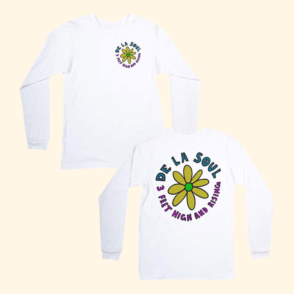 3 Feet High And Rising Long Sleeve T-Shirt Wearedelasoul Merch Birthday Gift Ideas