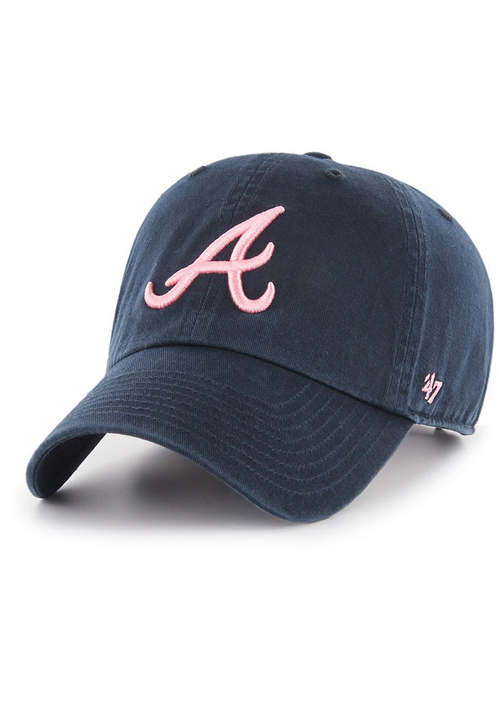 47 Atlanta Braves Clean Up Adjustable Hat Navy Blue Gifts For Baseball Fans
