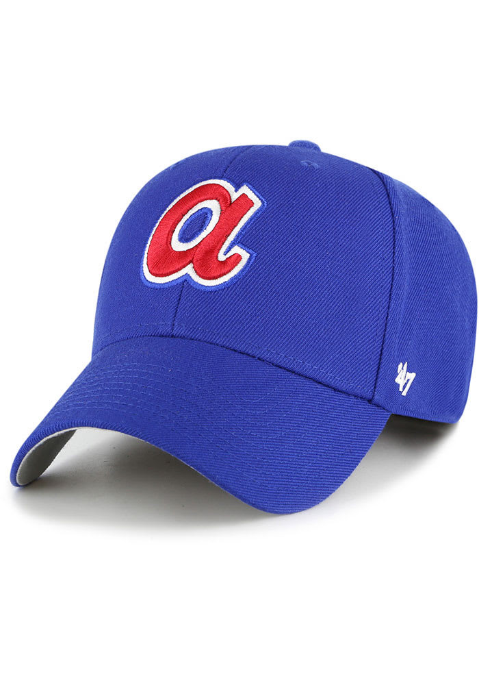 47 Atlanta Braves Cooperstown MVP Adjustable Hat Blue Cool Baseball Gifts
