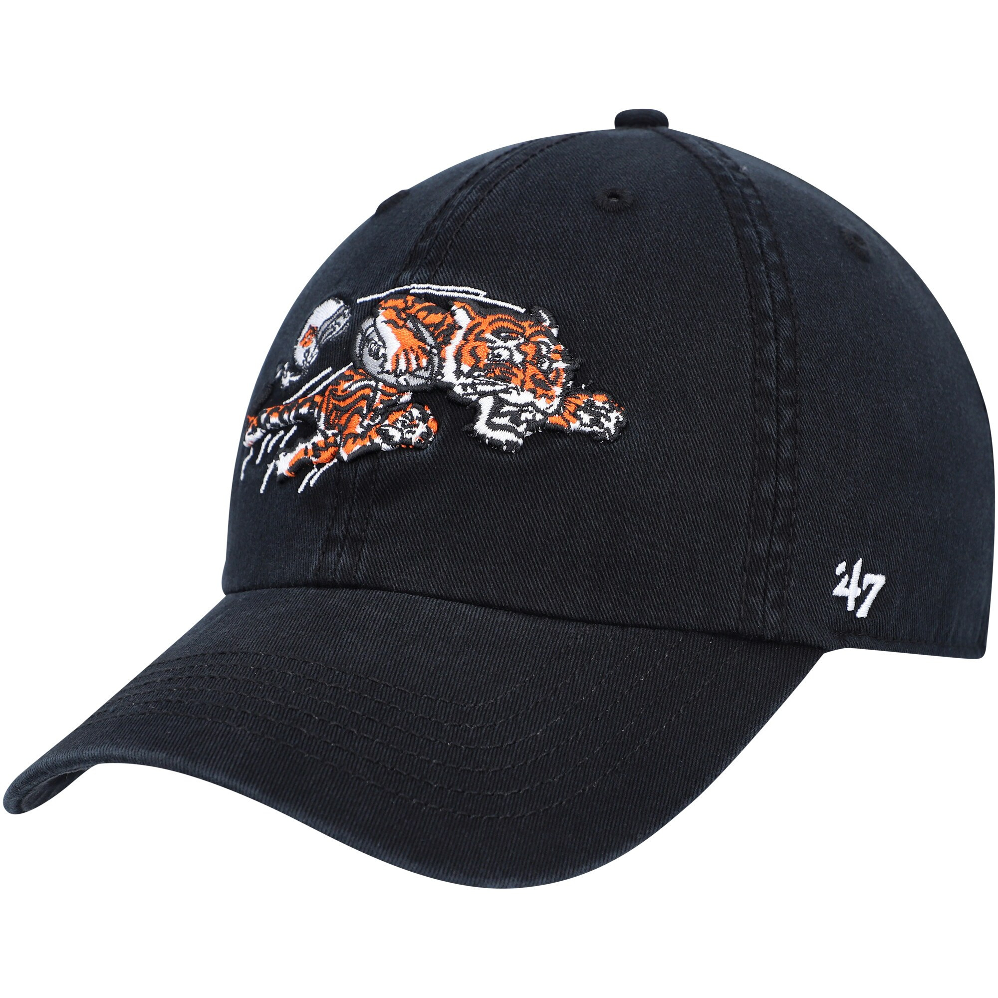 47 Black Cincinnati Bengals Embroidered Hat Birthday Gift Ideas For Husband