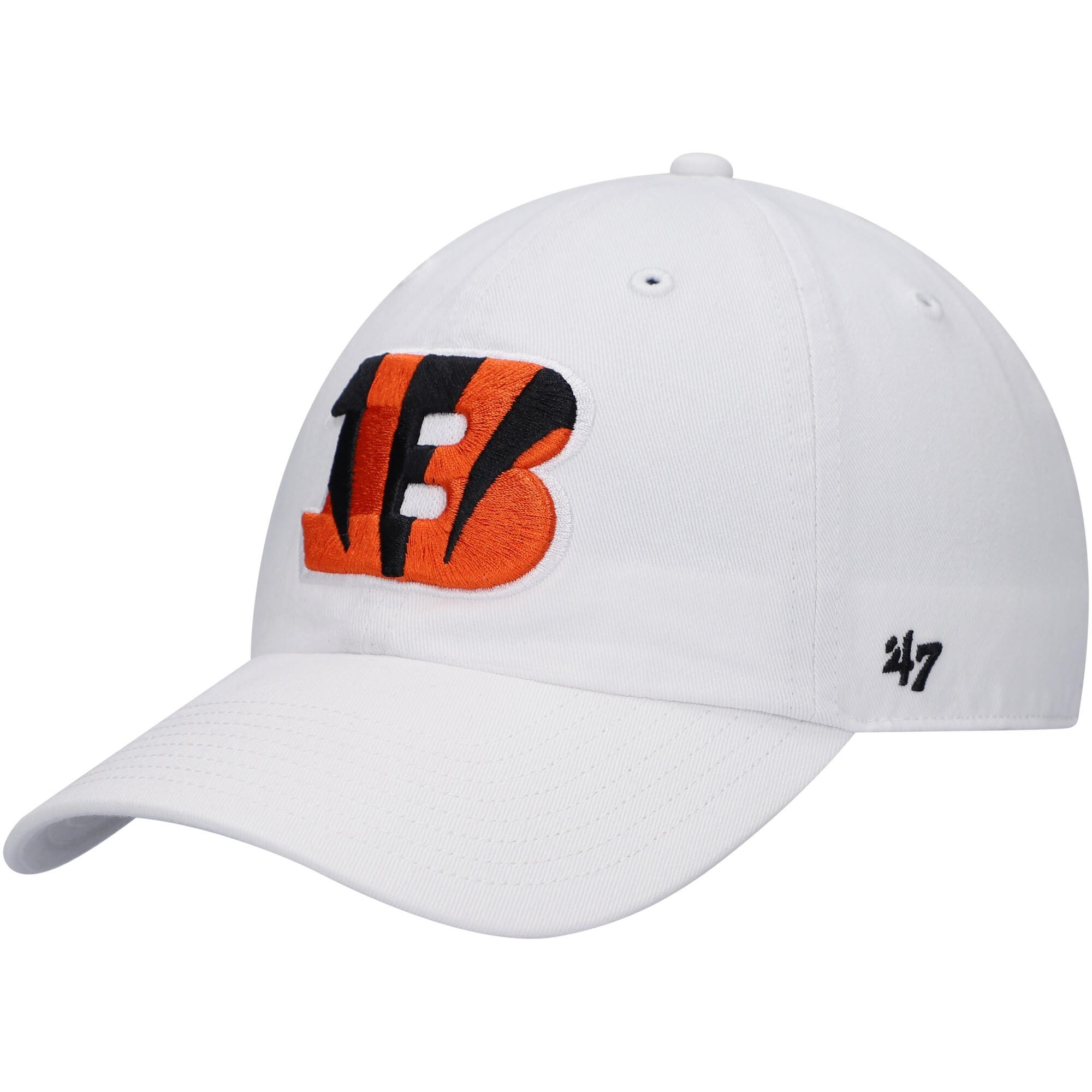 47 White Cincinnati Bengals Embroidered Hat Birthday Presents For Boyfriend