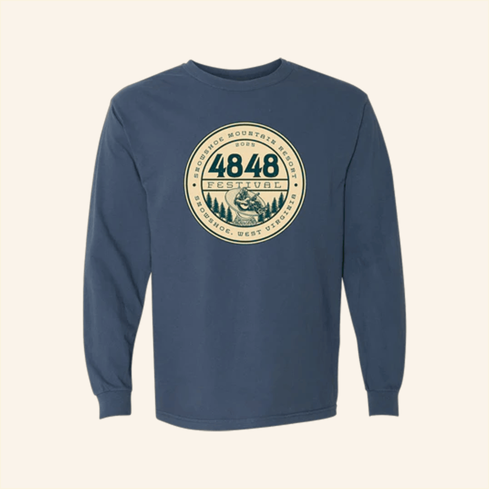 4848 '25 Circle Logo Long Sleeve T-Shirt Press Press Merch Best Friend Birthday Gifts