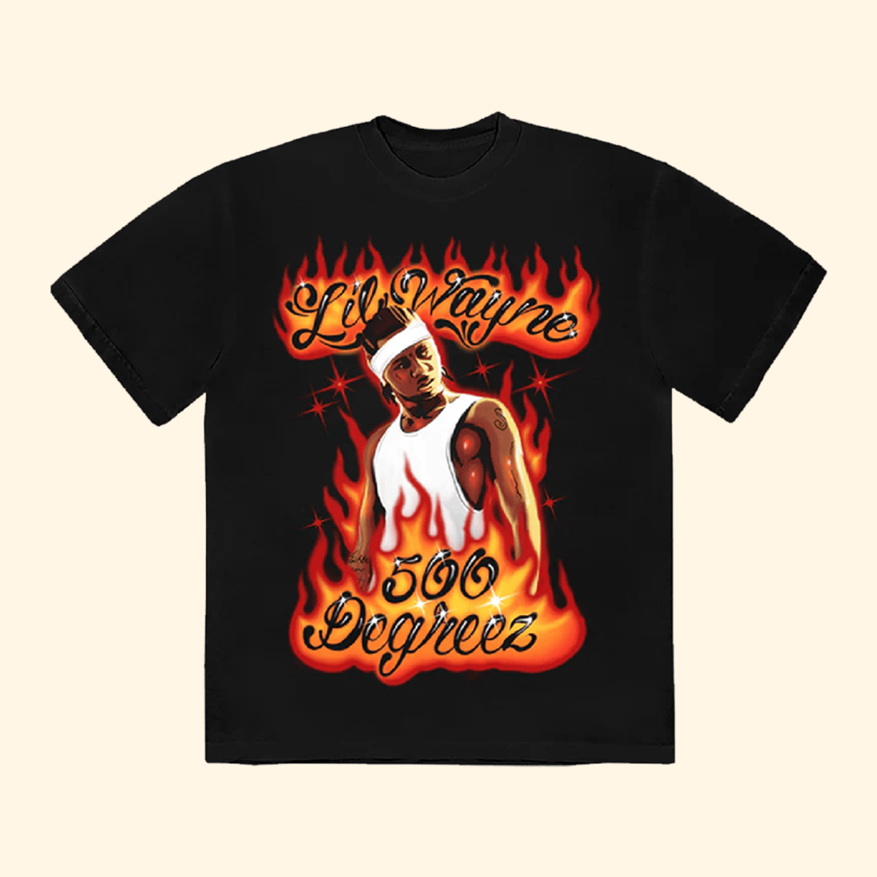 499 Degreez Airbrush 20th Anniversary T-Shirt Lil Wayne Merch Unique Father's Day Gifts
