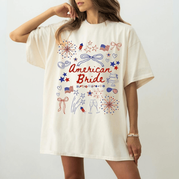 4th of July Bachelorette Party T-Shirts Independence Day Gifts